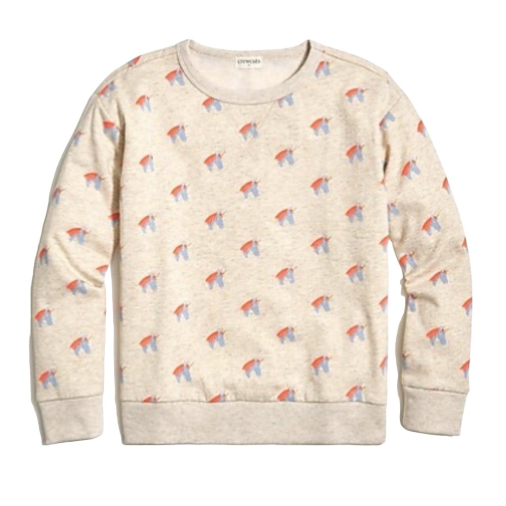J CREW Unicorn Critter Sweatshirt